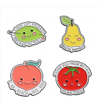 Puns-Pun Fruit Collection Enamel