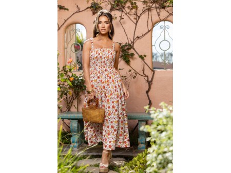 x JJD Garden of Gaia Floral Maxi Dress