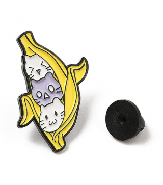 copy of Vicious Friends Enamel Pins, Black Alloy Badge for Backpack Clothes, Cat/Penguin