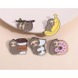 Cute Sloth Theme Enamel Pins, Alloy Brooch for Backpack Clothes