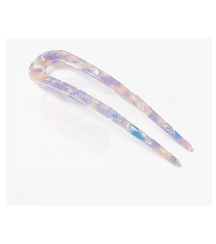 Acetate(Resin) Hair clip, U-shaped