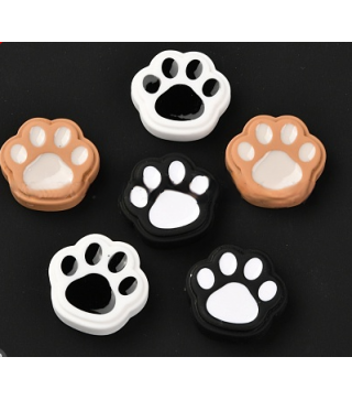 Resin DIY Mobile Phone Case Decoration,Paw, Mixed Color