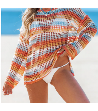 Malibu Sunset Ombre Cover-Up Top