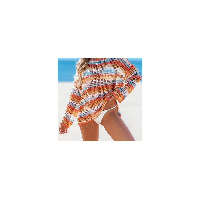 Malibu Sunset Ombre Cover-Up Top