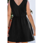 S/M Real City Aura Black Mini Dress