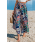 Boho Tulip Paisley Cover-Up Pants